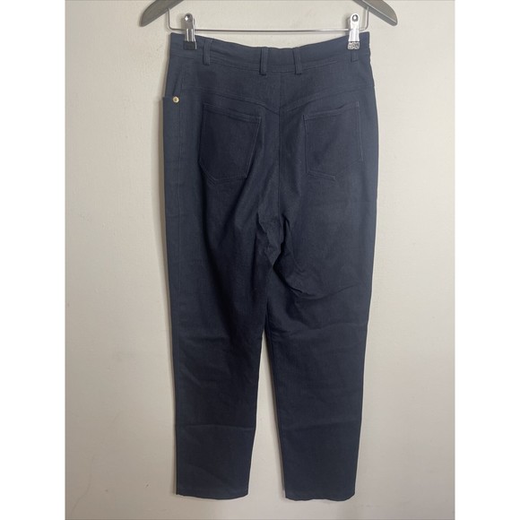 ST. JOHN SPORT MARIE GRAY SIZE 2 BLUE DENIM JEANS STRAIGHT LEGS STRETCHY EUC - Picture 5 of 6